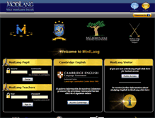 Tablet Screenshot of modlang.es